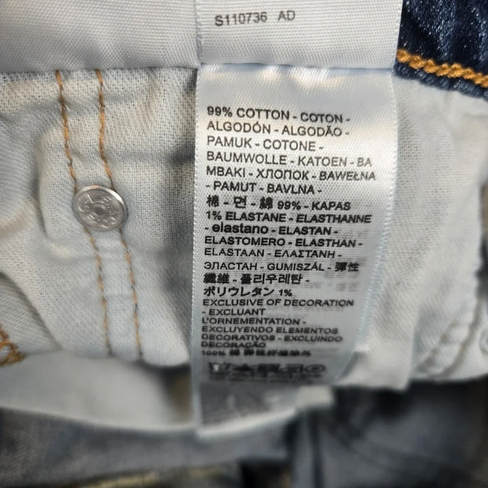Levi's 511 Slim Fit Mens Jeans Blue Medium Wash Denim W33 L32 04511-5530